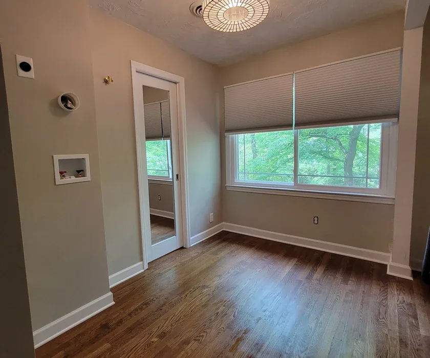 Interior remodeling with fresh drywall and painted trim in a Charlotte, NC home