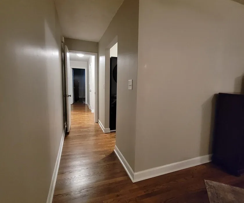 Interior remodeling with fresh drywall and painted trim in a Charlotte, NC home