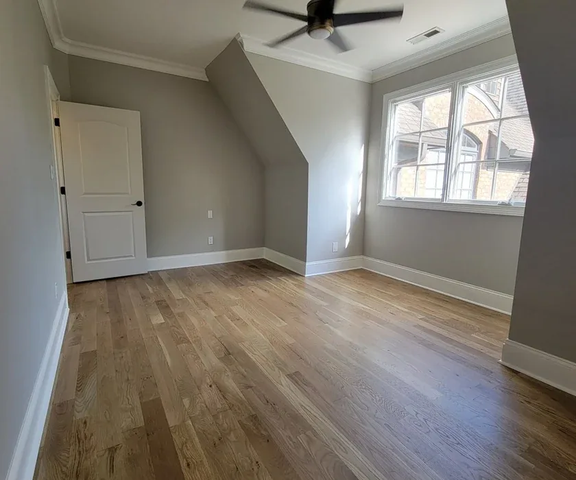 Interior remodeling with fresh drywall and painted trim in a Charlotte, NC home